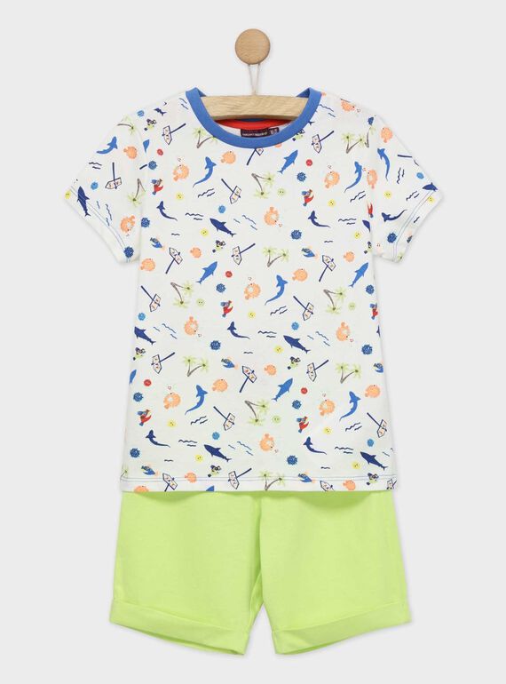 Conjunto branco e verde RIPLAGE 2 / 19E3PGO4ENS001