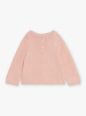 T-shirt em tricô rosa-suave GAASTRID / 23H1BF71PUL307