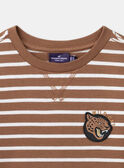 T-shirt de manga comprida castanha LIMARAGE / 24H3PGK1TML804