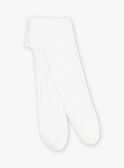 Collants esponja marfim às bolas prateados. FRECOLETTE / 23E4PFI1COL005