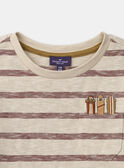 T-shirt às riscas   MACRAGE / 25E3PG72TML114