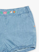 Calções de ganga azul bebé menina CAPHILIPA / 22E1BFM1SHOP272