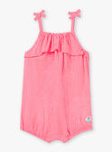 Macacão curto Vichy rosa ZASUZY / 21E1BFU1CBLD311