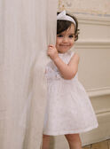 Vestido e bloomer de cerimónia bebé menina CAJULIE / 22E1BFH2CHS001