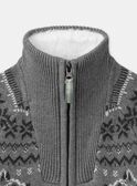 Casaco de malha Jacquard LADJACAGE / 24H3PGQ2GILJ922