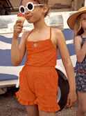 Camisola de alças laranja em esponja FLYPOGETTE / 23E2PFR1DEB407