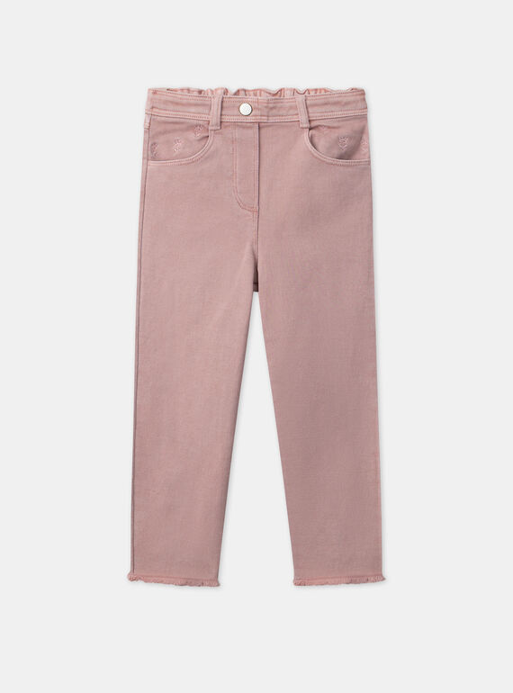 Calças de ganga cor-de-rosa MAJENETTE / 25E2PF71PANP273