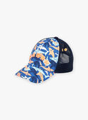 Boné azul com estampado tubarões FLYTOAGE / 23E4PGR1CHAC226