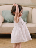 Vestido e bloomer de cerimónia bebé menina CAJULIE / 22E1BFH2CHS001