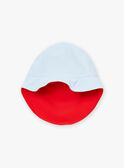Chapéu de banho anti-UV vermelho reversível com animação pinças 3D KISCOTT / 24E4BGG1CHAF524