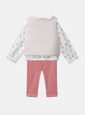 Conjunto de dia calças + camisola-body + colete MONICA / 25E0CF21ENS000