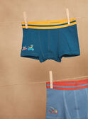 5 boxers azul, amarelo e vermelho com estampado e padrão de dinossauros GRUMAINAGE / 23H5PG32BOX716