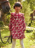 Vestido de bombazina floral LALOUNETTE / 24H2PFR2ROBF506