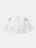 Camiseiro bordado com flores  LAELISE / 24H1BFK1CHE001