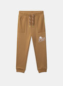 Brown JOGGING PANTS LAEBELLAGE / 24H3PGP2JGB821