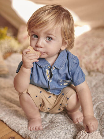 Camisa de ganga azul bebé menino CAORWEL / 22E1BGJ1CHMP272