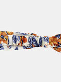 Fita branca com estampado flores e peixes multicores KAZELIE / 24E4BFS1BAN001
