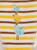 Babygro amarelo REMICHEL / 19E5BG74GRE406