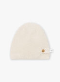 Gorro de recém-nascido cru mesclado em lã e algodão LOAY / 24H0AM21BON006