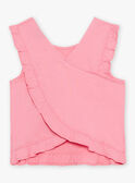 Camisola de alças cor de pastilha com padrão borboleta menina CAUJERETTE 1 / 22E2PFT4DEBD308