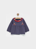 Navy Baby blouse PAAMELIE / 18H1BF21BRAC203