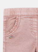 Calças de ganga slim cor-de-rosa com bolsos franzidos KRIZETTE 2 / 24E2PFB1JEA311