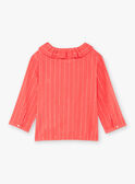 Blusa rosa com gola de folhos menina TAYEGETTE / 20E2PFZ2CHEF503