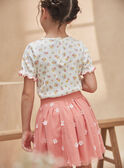 Saia de tule com flores brancas KRISTETTE 2 / 24E2PFB2JUP415