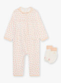 Babygro com estampado florido e meias bebé menina CEGENNY / 22E5BF51GRE001