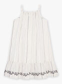 Vestido cru com estampado às riscas FLIRAYETTE / 23E2PFP1RBS001