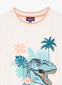 T-shirt com padrão de dinossauro FLUREXAGE / 23E3PGQ1TMCA006