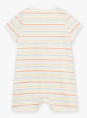 Babygro cru às riscas bebé menino CEILAN / 22E5BG53GRE001