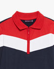 Polo colorblock com gola camionista DOZIPAGE / 22H3PGX1POLF510