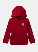 Red cherry KIDS CARDIGAN NOTUBAGE / 25H3PGP3GIL510