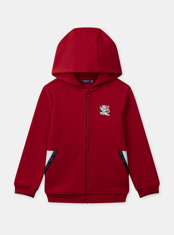 Red cherry KIDS CARDIGAN NOTUBAGE / 25H3PGP3GIL510