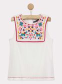 Camisa branca com bordados ROUBELETTE / 19E2PFM1CHE001