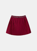 Red SKIRT LIRAMETTE 1 / 24H2PF91JUPD307