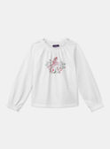 T-shirt com unicórnio e flores LADISHETTE / 24H2PFQ1TML001