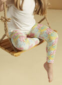 Leggings cru com estampado florido menina CEFLOETTE 3 / 22E4PFU3CAL811