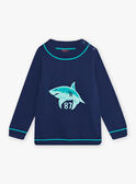 Camisola azul com padrão tubarão menino COMIDAGE / 22E3PGN1PULC231