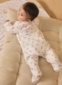 Babygrow de veludo estampado MONDRY / 25E0NM21GRE000