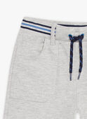 Bermudas cinzento mesclado menino 22E3PGT1BERJ920