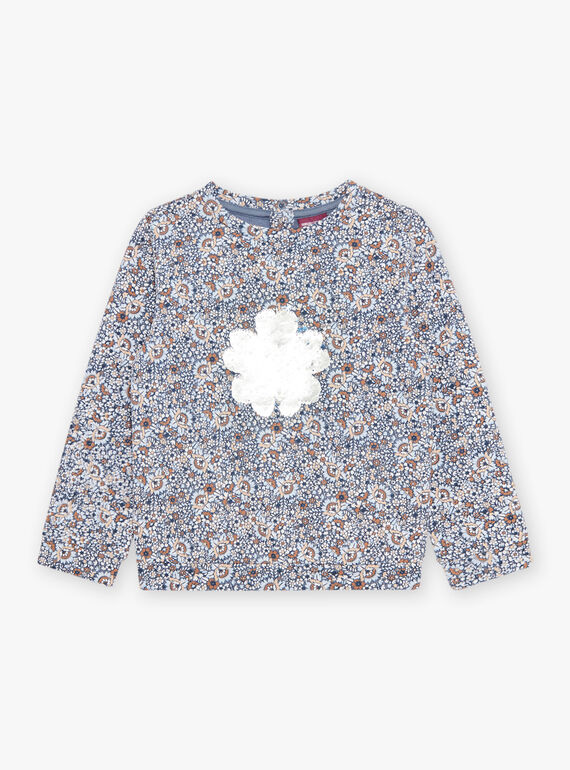 Sweat com estampado florido e estampado de floco em lantejoulas reversíveis DIASWETTE / 22H2PFY1SWEC206