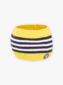 Gola em tricô com estampado às riscas FILARGO / 23E4BG51SNO070