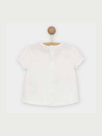 T-shirt mangas curtas branco RAOTILIE / 19E1BFH1TMC001