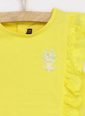 T-shirt mangas curtas amarelo RYESSETTE / 19E2PFS1TMC106