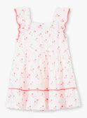 Vestido branco com estampado palmeiras ZYPANETTE / 21E2PFU2ROB000