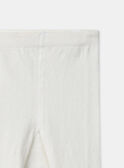 Collants em malha canelada cru MACOTLETTE / 25E4PF71COL001