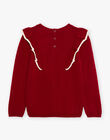 Camisola vermelho com folhos DRIPULETTE / 22H2PFX1PULF526