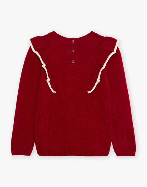 Camisola vermelho com folhos DRIPULETTE / 22H2PFX1PULF526